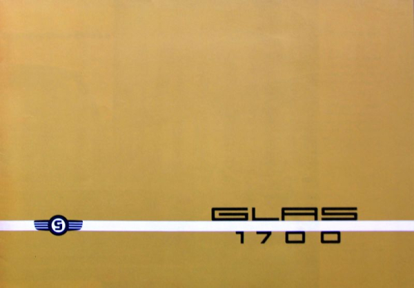 Glas 1700 Modelprogram 1965 Carbrochure (0835)